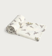 Babu Muslin Swaddle Wrap - Piwakawaka