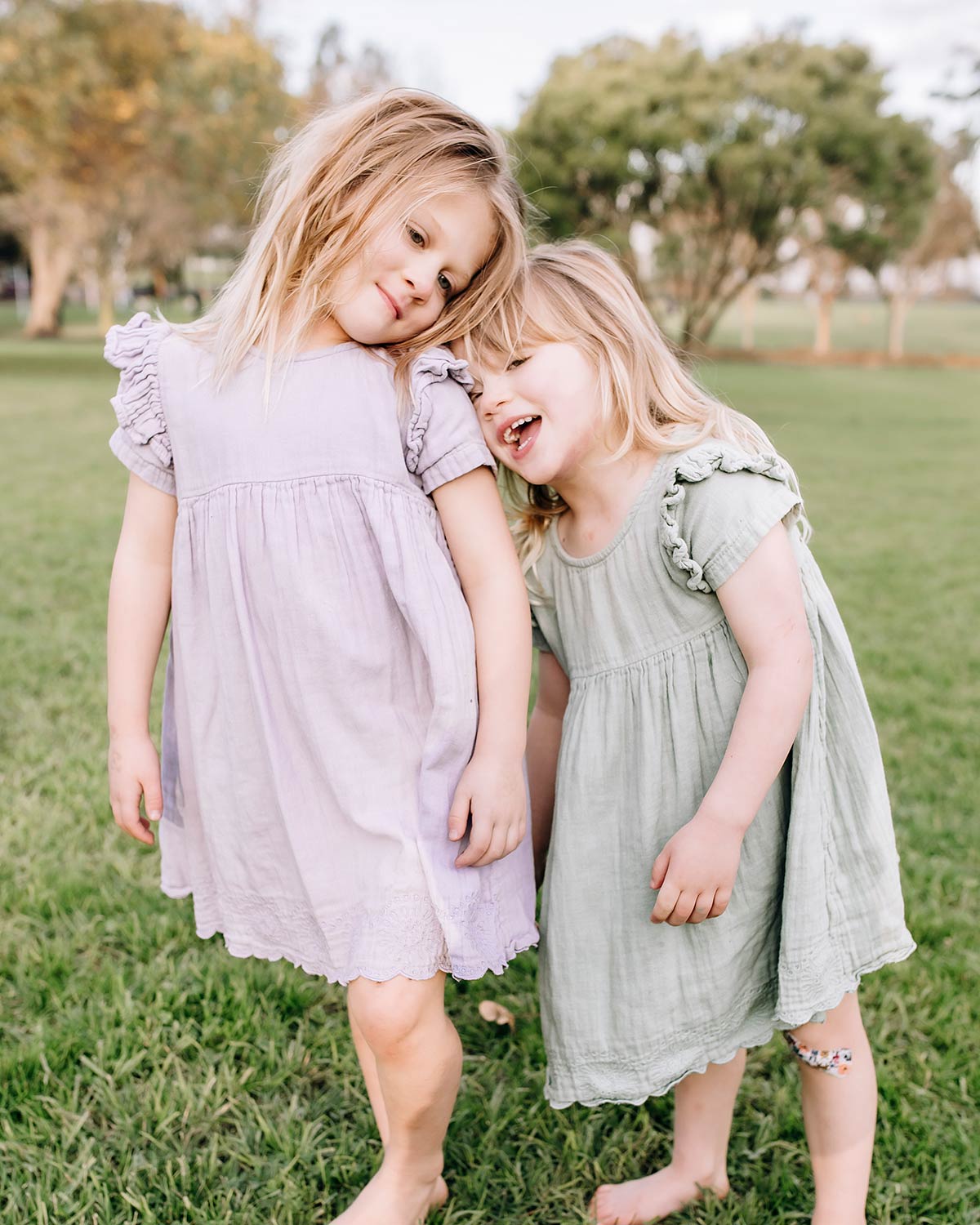 Muslin Charlotte Dress Short Sleeve - Mixed Berry