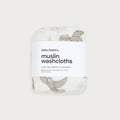 Babu Muslin Wash Cloths (6 Pack) - Piwakawaka