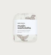 Babu Muslin Wash Cloths (6 Pack) - Piwakawaka
