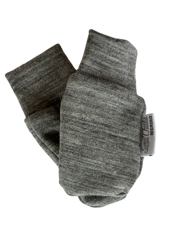 Newborn Mittens | Grey Marle - Merino & Me