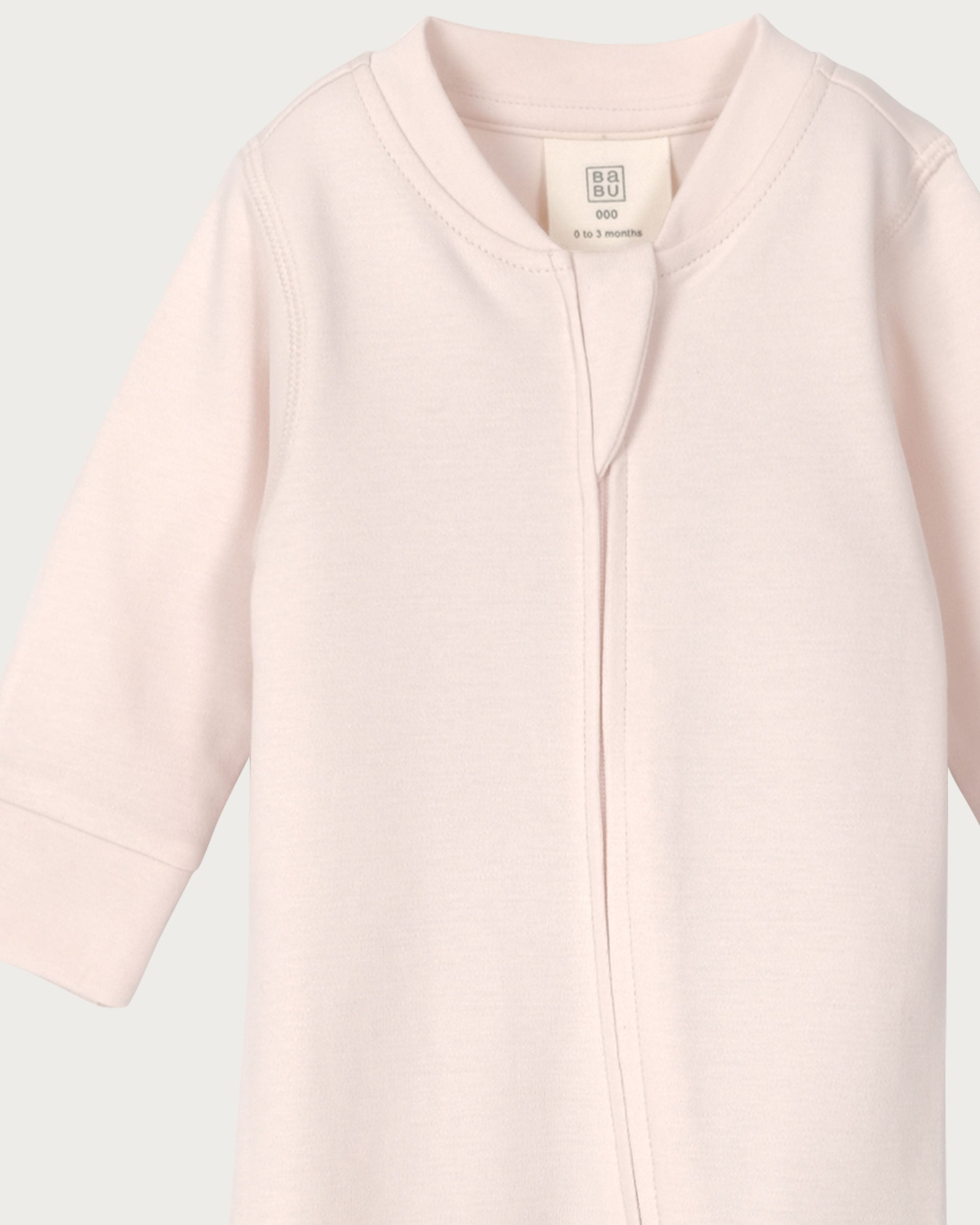 Footed Onesie Zipsuit - Petal