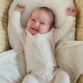 Babu Merino Footless Onesie - Cream - view 3