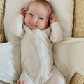 Babu Merino Footless Onesie - Cream - view 4