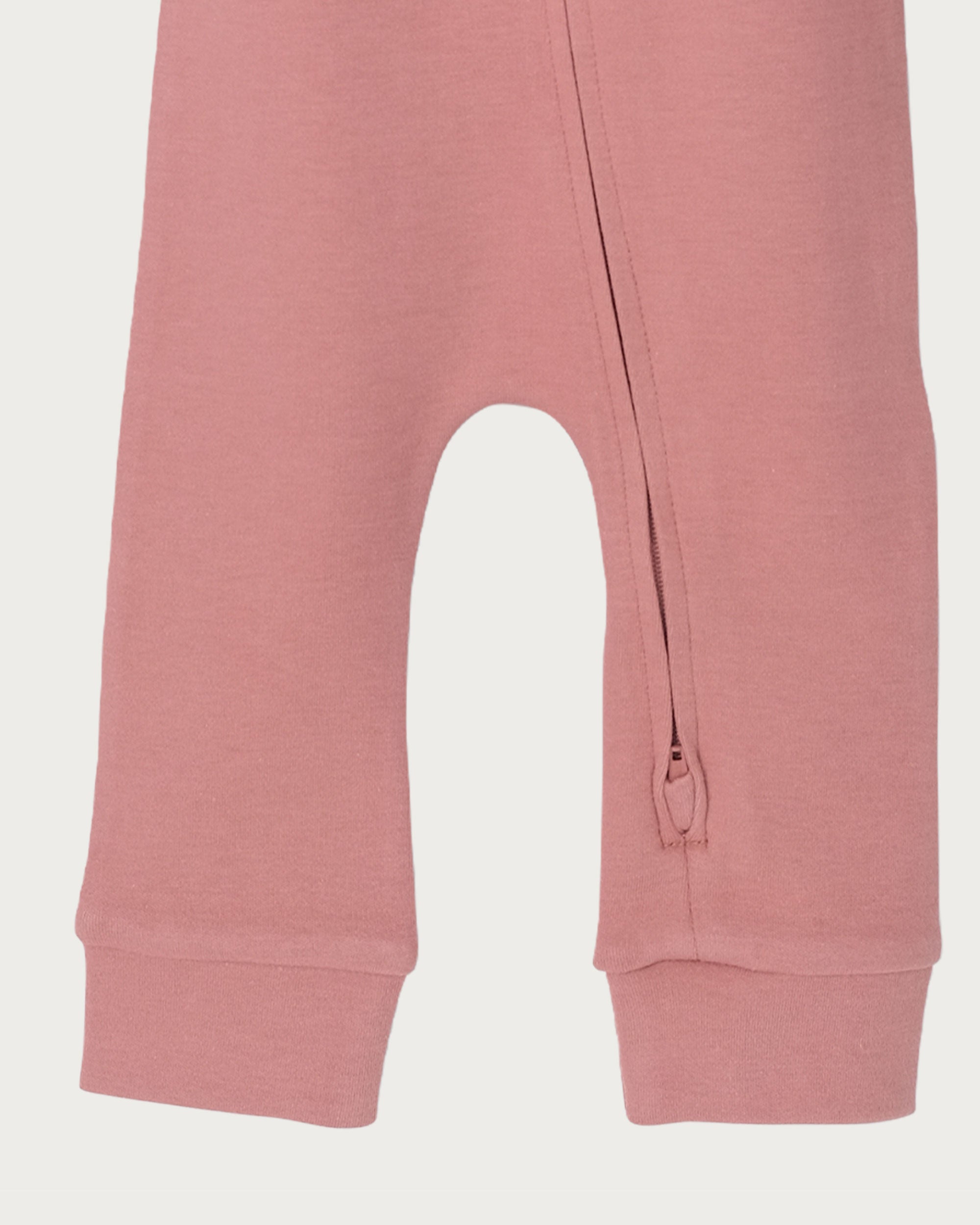 Babu Sim Rpse Footless Onesie Zipsuit - Rose – Babu