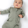Babu Merino Footless Onesie - Sage - view 3