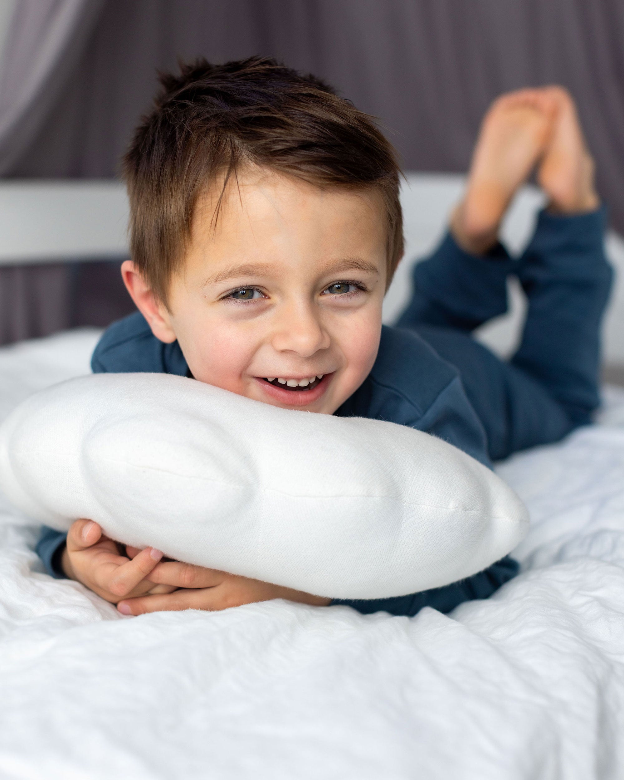 Long Sleeve PJ Set - Denim