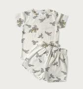 Babu Cotton Short Sleeve PJ - Piwakawaka