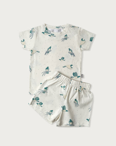 Babu Cotton Short Sleeve PJ - Kereru
