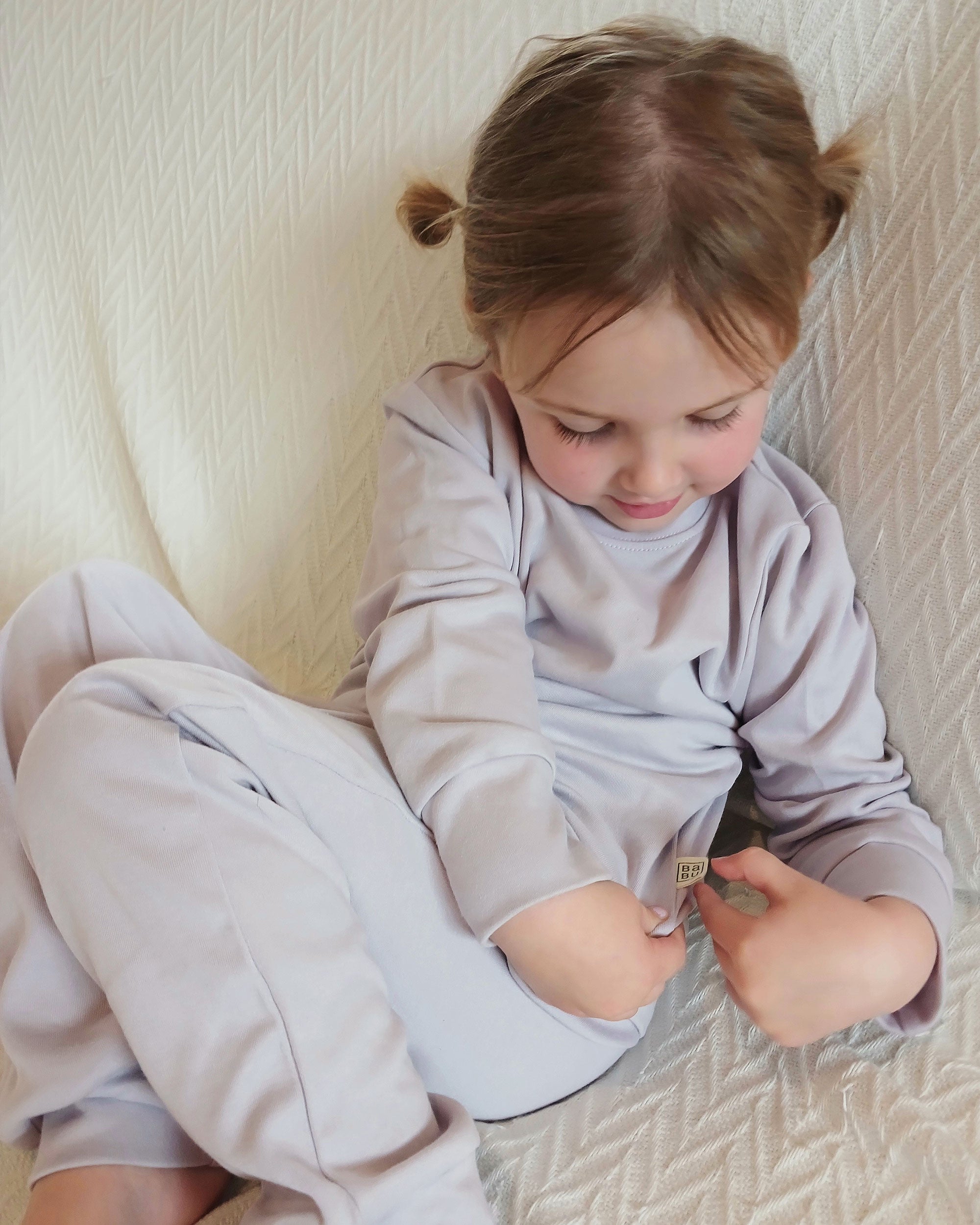 Long Sleeve PJ Set - Lavender