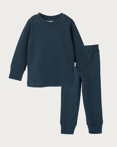 Babu Cotton Long Sleeve PJ Set - Denim