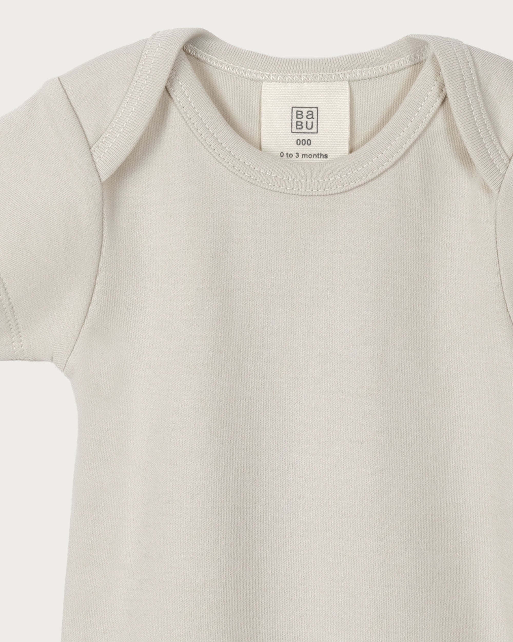 Short Sleeve Bodysuit - Oat