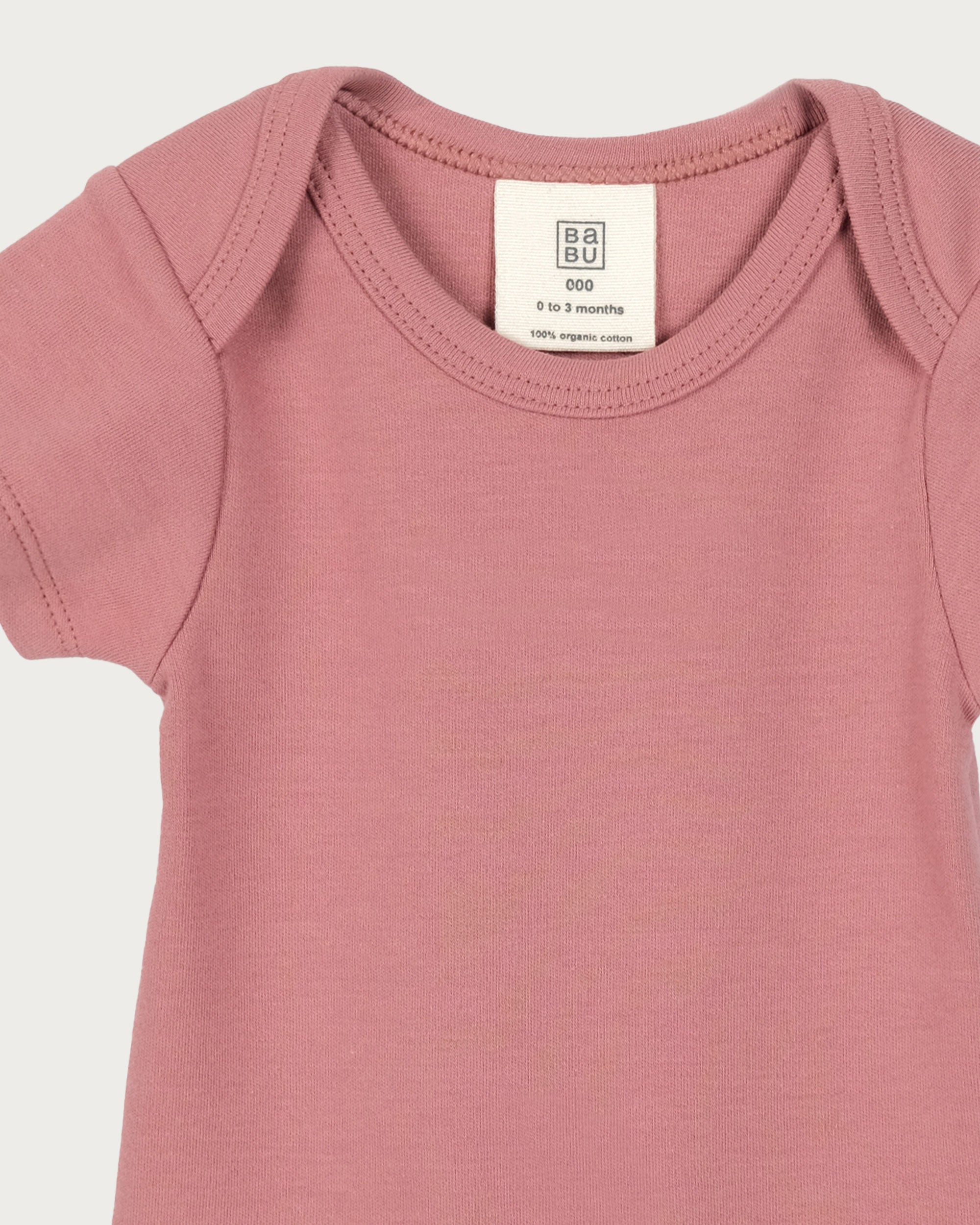 Short Sleeve Bodysuit - Rose