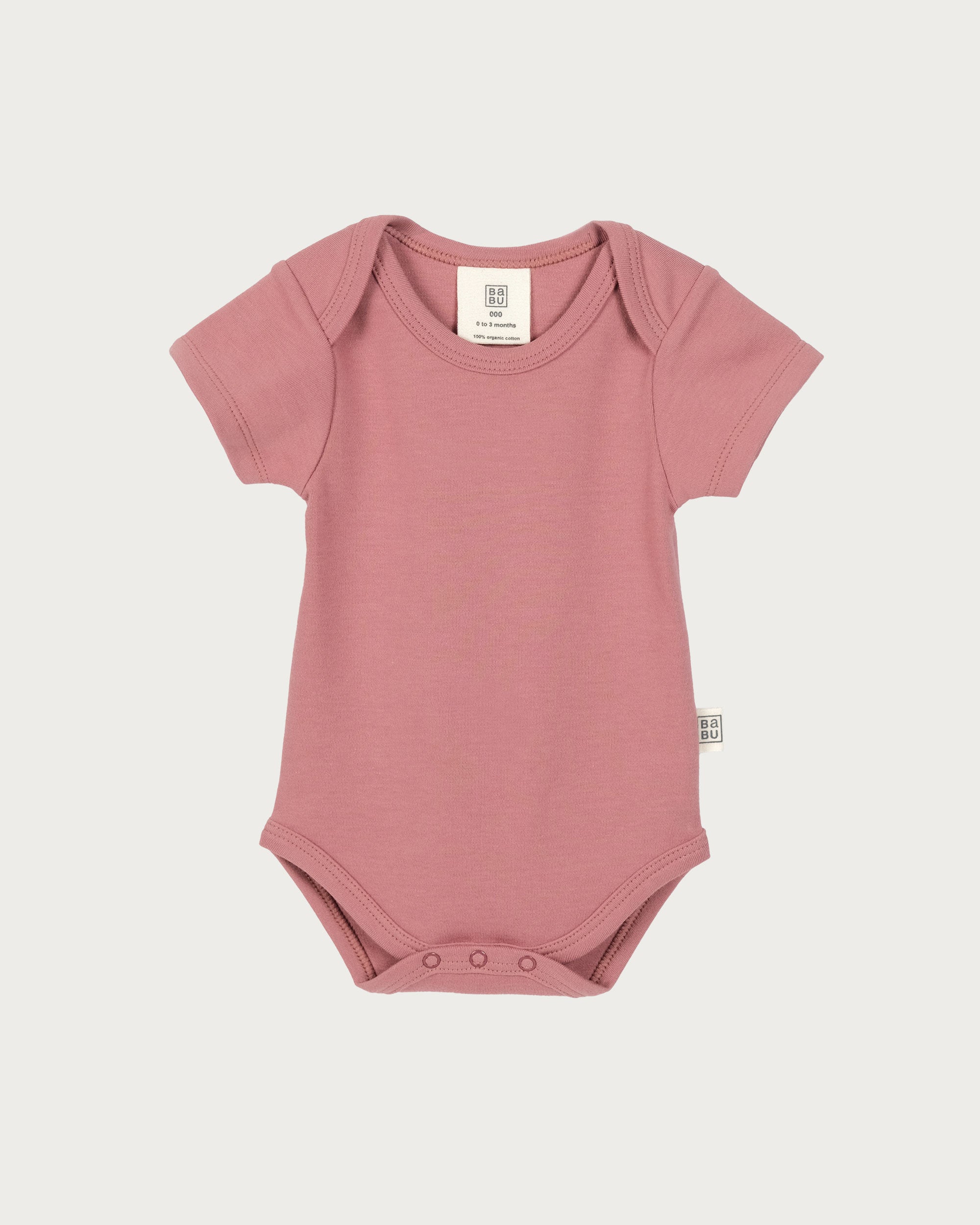 Short Sleeve Bodysuit - Rose