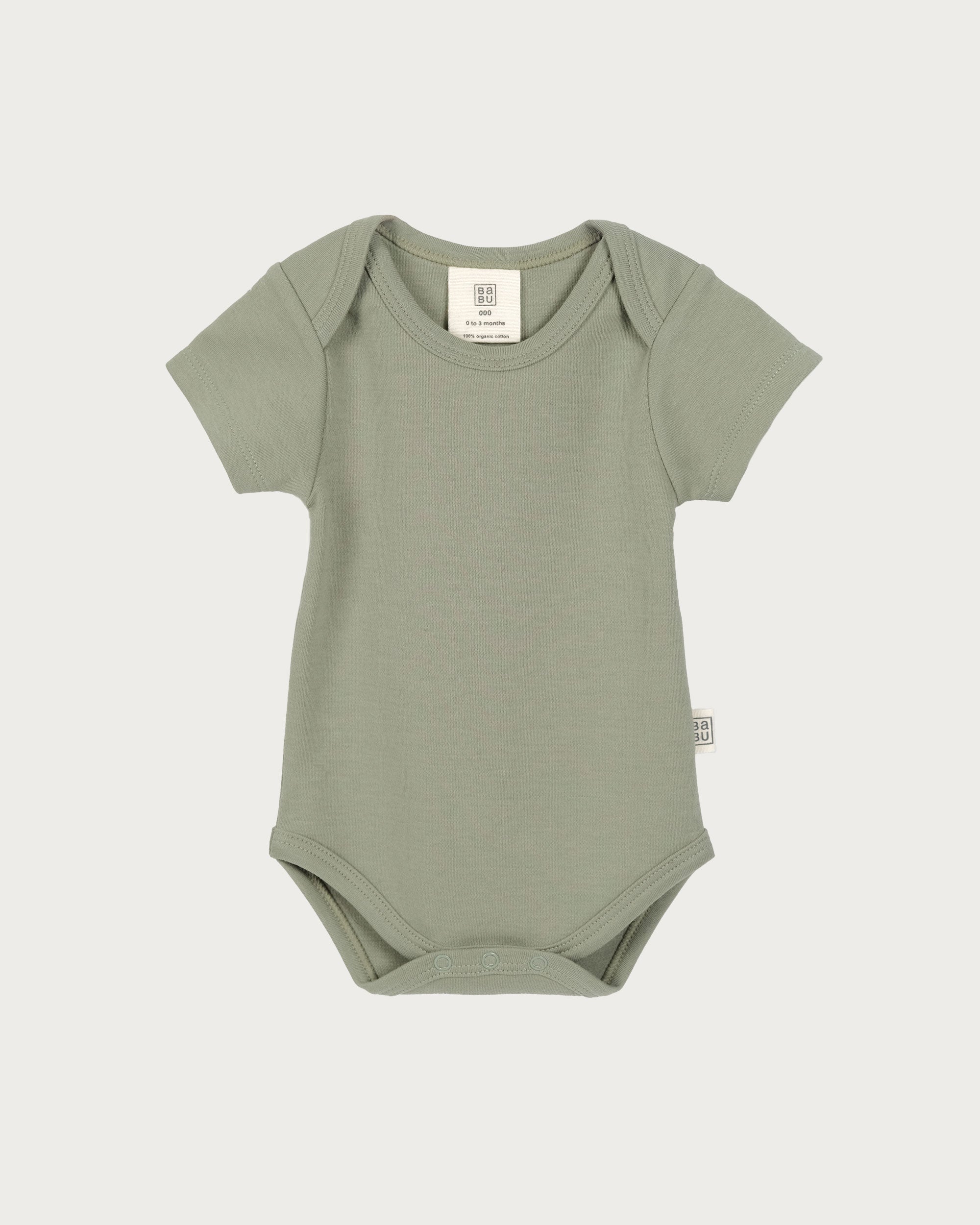 Short Sleeve Bodysuit - Sage