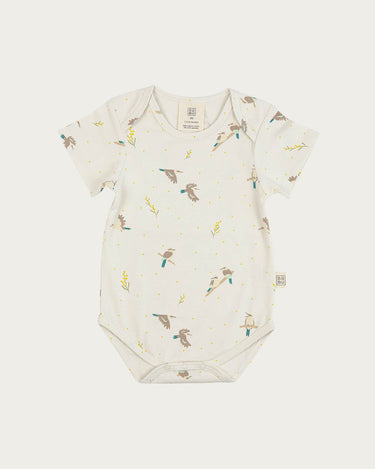 Cotton Short Sleeve Bodysuit - Kookaburra