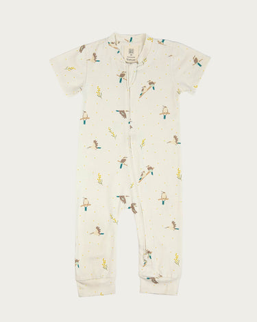 Cotton Short Sleeve Onesie - Kookaburra