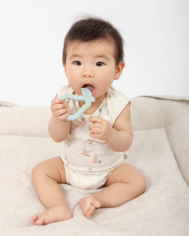 Cotton Singlet Bodysuit - Galah