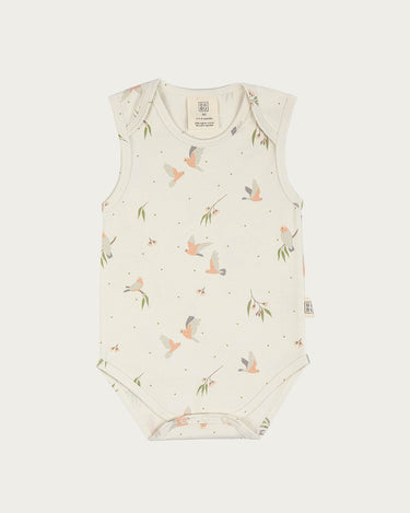 Cotton Singlet Bodysuit - Galah