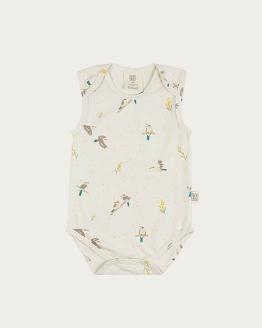 Cotton Singlet Bodysuit - Kookaburra