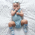 Singlet Bodysuit | Sky Blue - Merino & Me