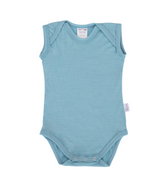 Singlet Bodysuit | Sky Blue - Merino & Me