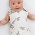 Babu Cotton Singlet Bodysuit - Piwakawaka - view 3
