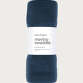 Babu Merino Swaddle Wrap - Denim