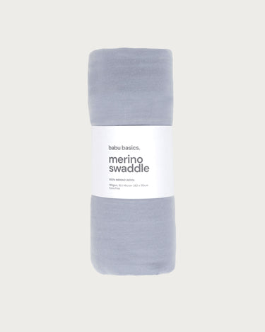 Merino Swaddle Wrap - Periwinkle