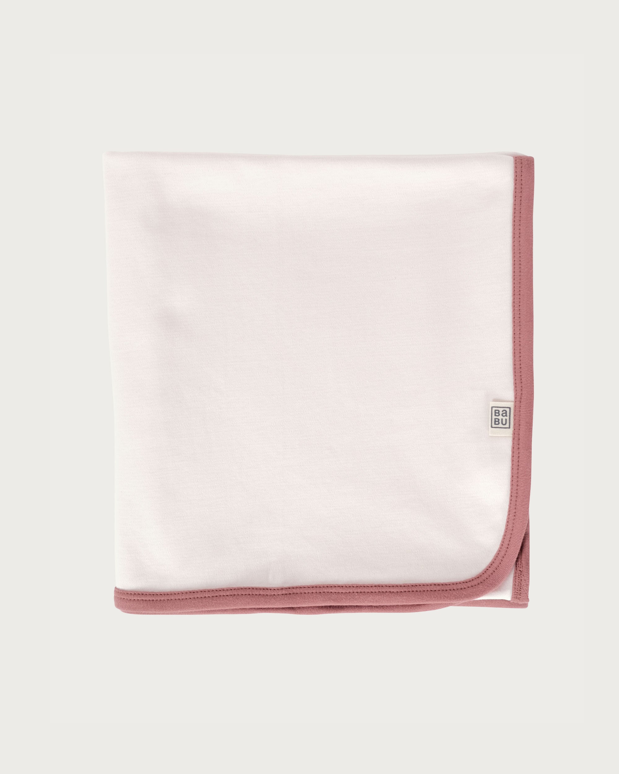 Organic Cotton Swaddle Wrap - Petal Contrast