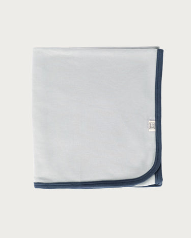 Cotton Swaddle Wrap - Sky Contrast