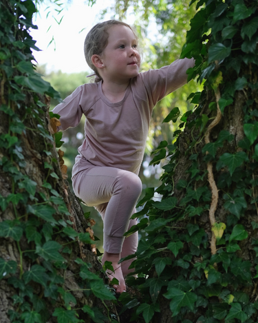 Long Sleeve Top | Blush - Merino & Me
