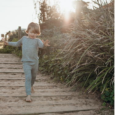 Merino Leggings | Grey Marle - Merino & Me