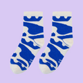 Adult Cashmere Socks | Too Good To Be Blue - Merino & Me
