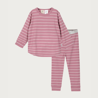 Merino Pyjama Set | Blossom Stripe
