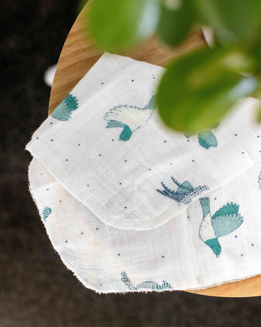 Babu Muslin Wash Cloths (6 Pack) - Kereru - view 2