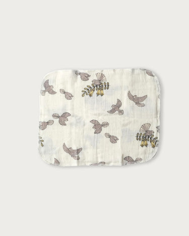 Babu Muslin Wash Cloths (6 Pack) - Piwakawaka - view 2