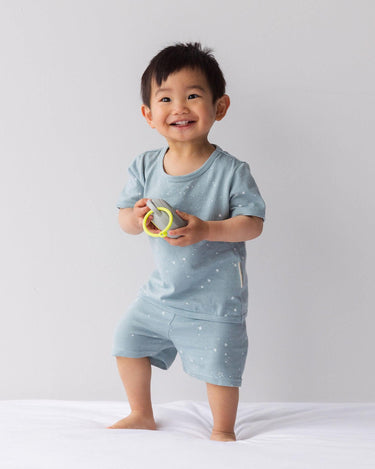 Summer Pyjama Set | Tide Stars - Merino & Me