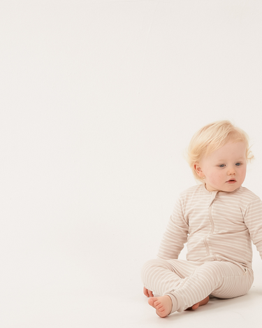 PJ Suit | Dune Stripe - Merino & Me