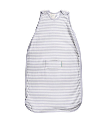 Mini Three Season Side Zip Mid-Weight Sleep Sack | Pebble Stripe - Merino & Me