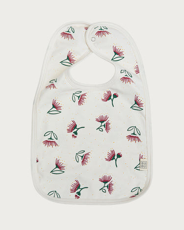 Babu Cotton Bib - Pohutukawa - view 2