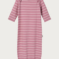 Babu Merino Bundler Nightgown - Blossom Stripe