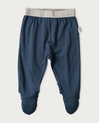 Merino Footed Leggings | Denim