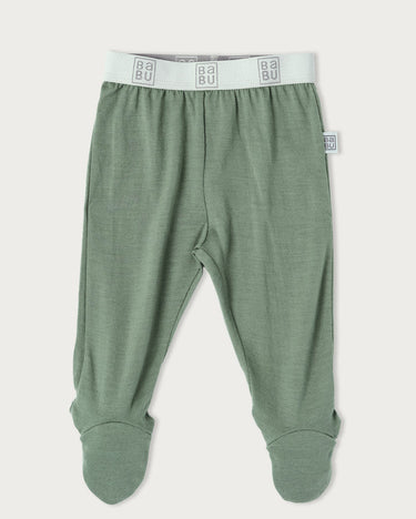 Merino Footed Leggings | Sage