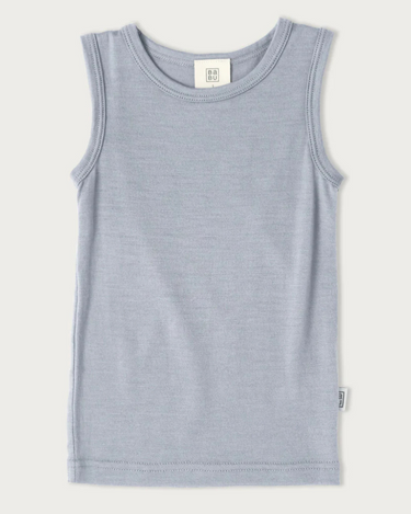 Merino Singlet | Periwinkle